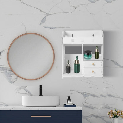 Bathroom Wall Mounted Wall Cabinet with 2 Drawers
