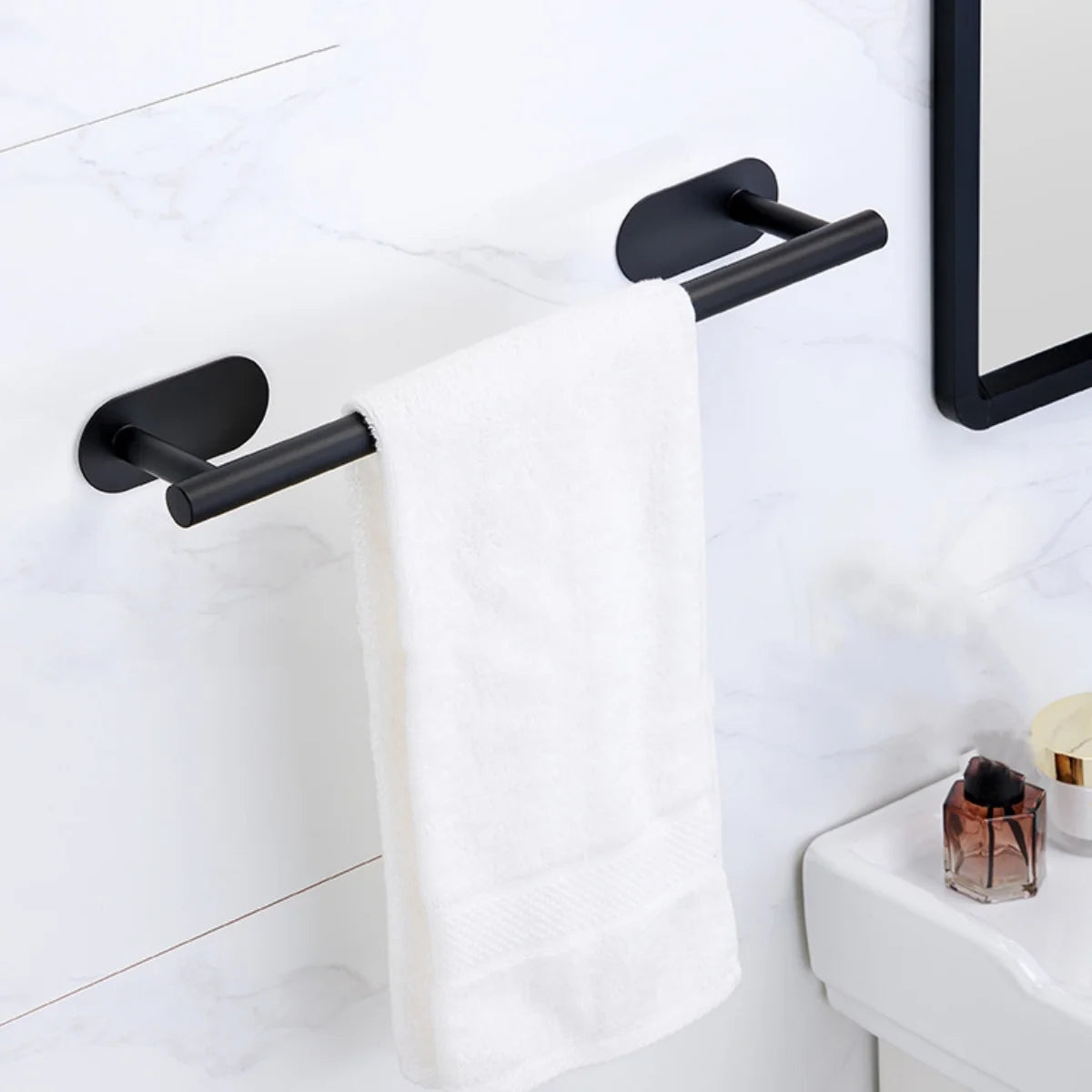 Hand Towel Holder for Bathroom, Kitchen, Adhesive