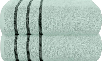 2pc Oversized Bath Towels 28x55" – Ultra Absorbent Quick-Dry