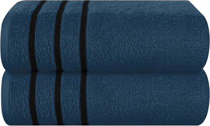 2pc Oversized Bath Towels 28x55" – Ultra Absorbent Quick-Dry