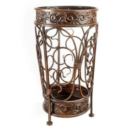Super Quality Umbrella Holder w/Drip Tray, Antique Look