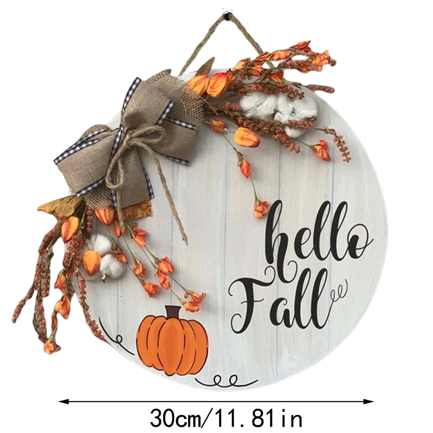 Fall Door Hanger, Pumpkin Door Hanger, Hello Fall, Fall Porch Decor