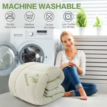 Ultra-Soft Cooling Bamboo Mattress Topper