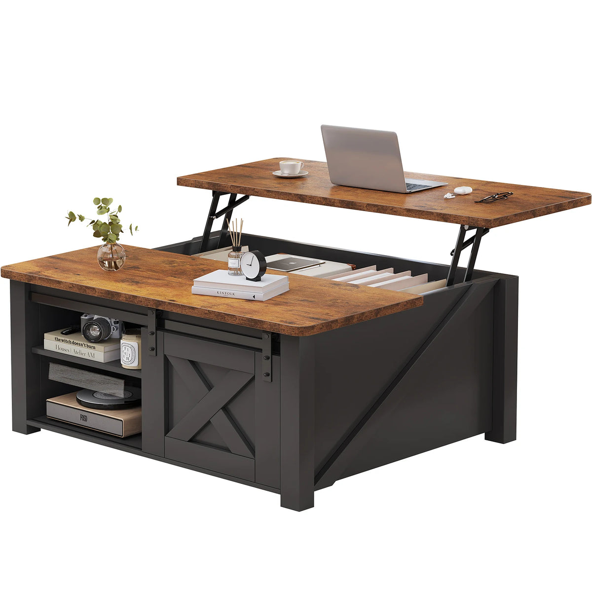 Wood Lift Top Coffee Table