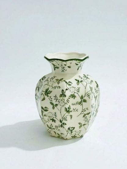1 Pc Blue & White Porcelain Retro Chinese Vase