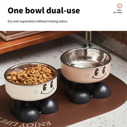 Elevated Dog and Cat Bowl Stainless Steel