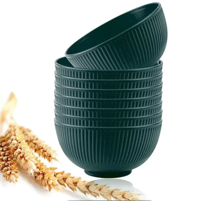 8pcs high-value anti-fall plastic bowls