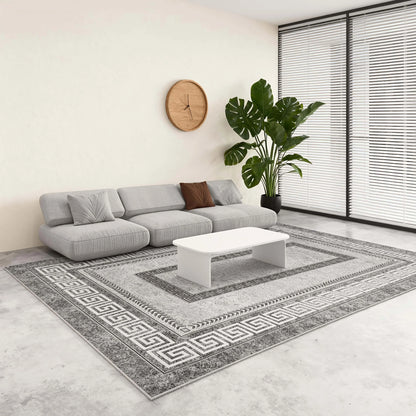 Luxury Crystal Velvet Rug, Heavy Duty, Bohemian Floral & Persian Pattern