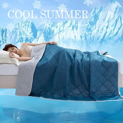 1pc Large Dual-Sided Soft & Lightweight Summer Cooling Blanket