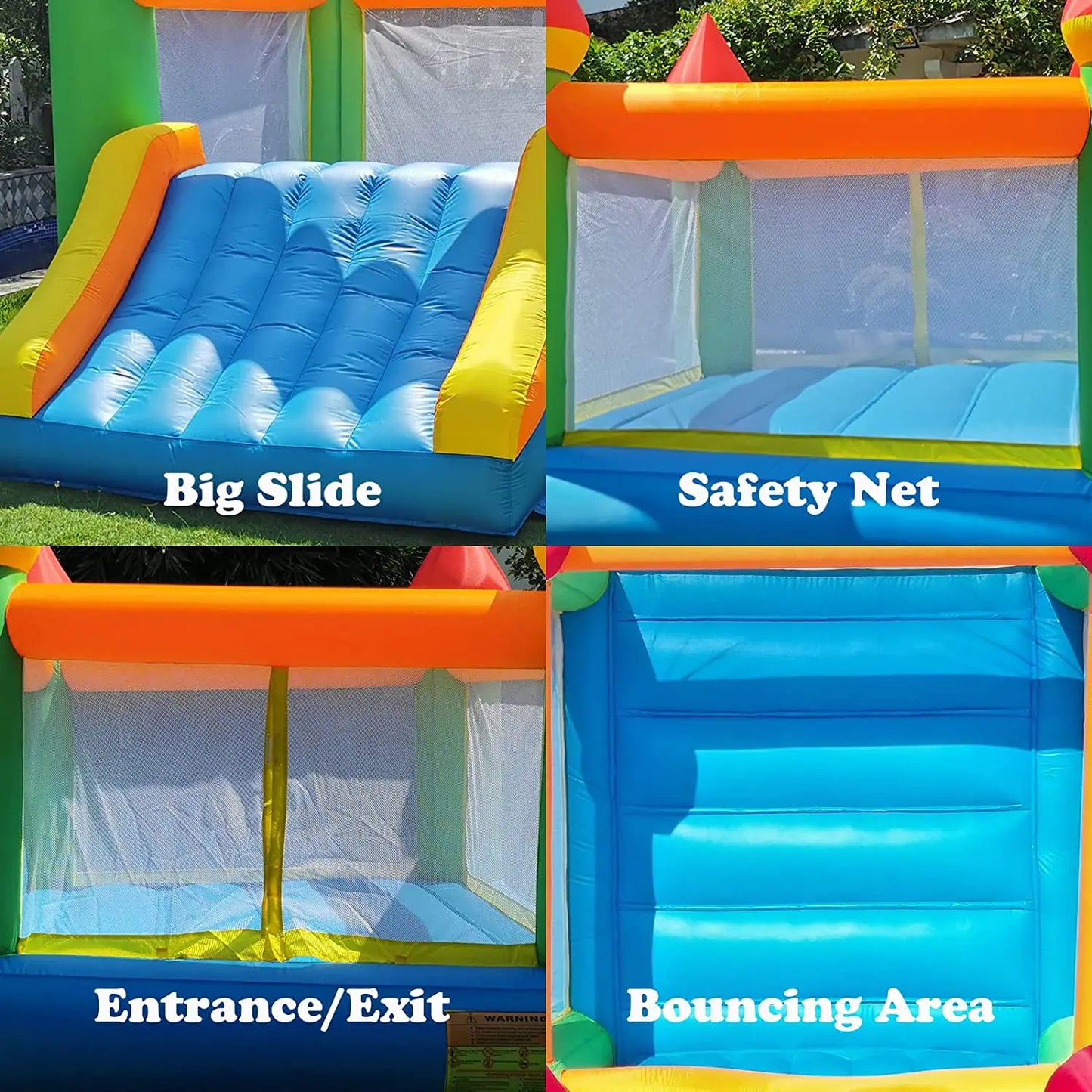 Inflatable Bounce House With Slide 12*9*8ft