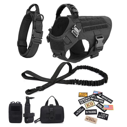 Training Vests, Tactical Dogs Harnesses w/Accessories