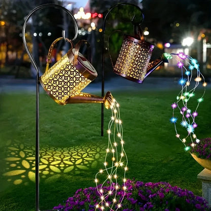Large Outdoor Waterproof Shower Lights, Hanging Star LED Fairy
