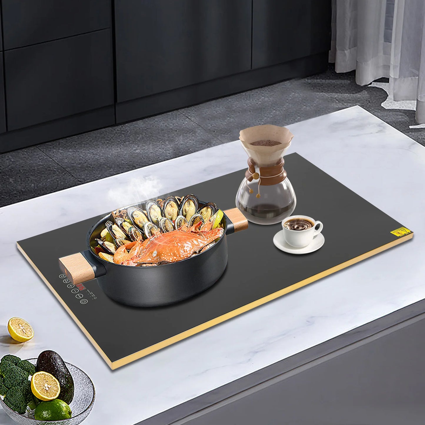 Electric Warming Tray 31.5 x 17.72in, Food Warming Mat, 110V