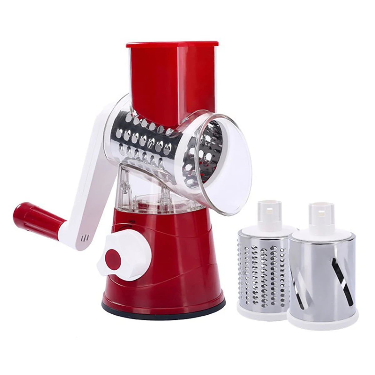 3 Drum Munti-functional Manual Grater for Cheese, Vegetables, Nuts