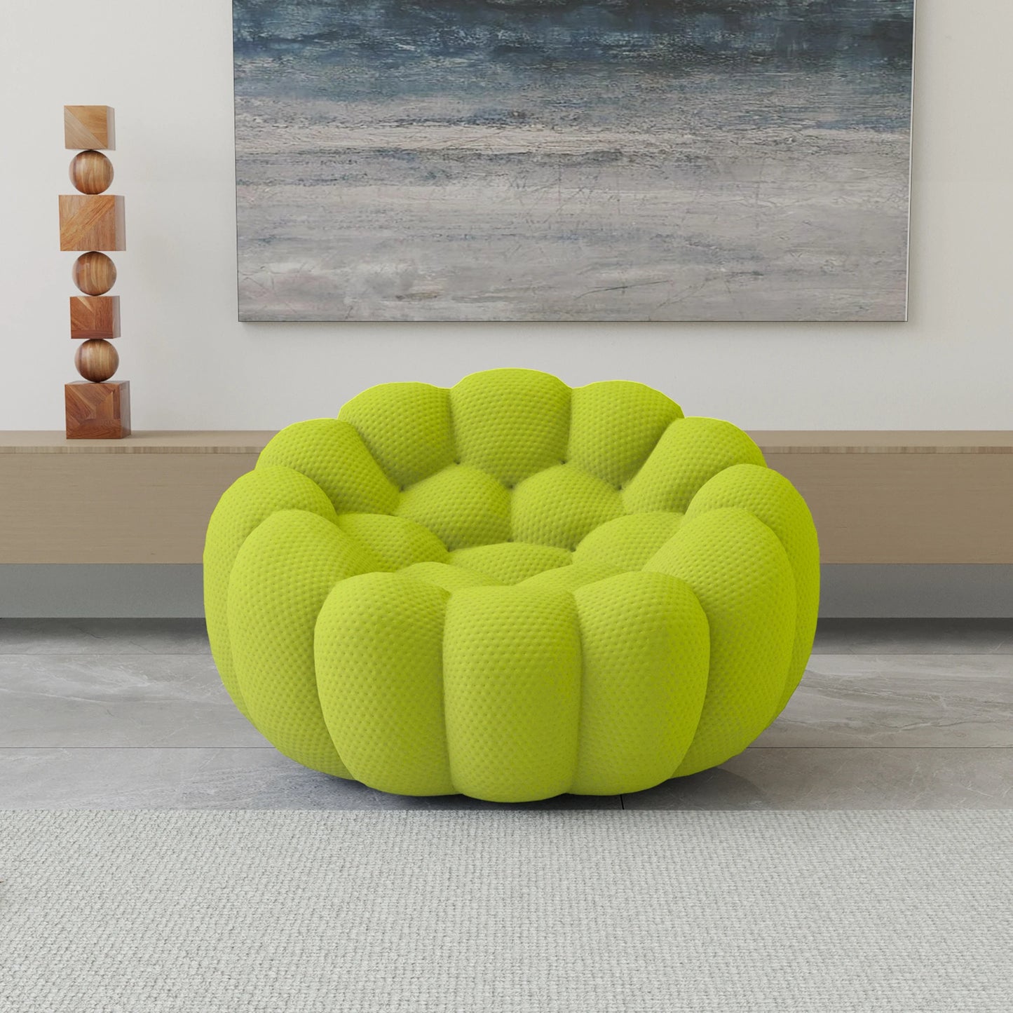 49'' Oversized Boneless Bubble Couch, Chair