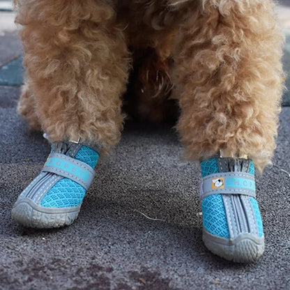 Dog Booties, Non-Slip Soles, Thick Plush Paw Protection