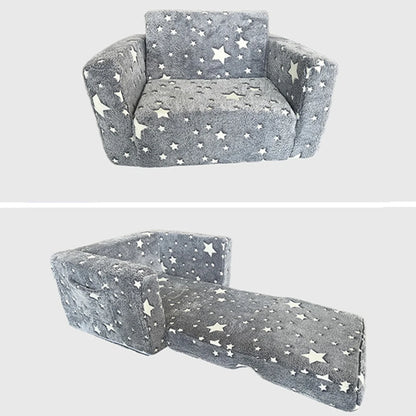 2 in 1 Kids Sofa, Comfy Toddler Chair