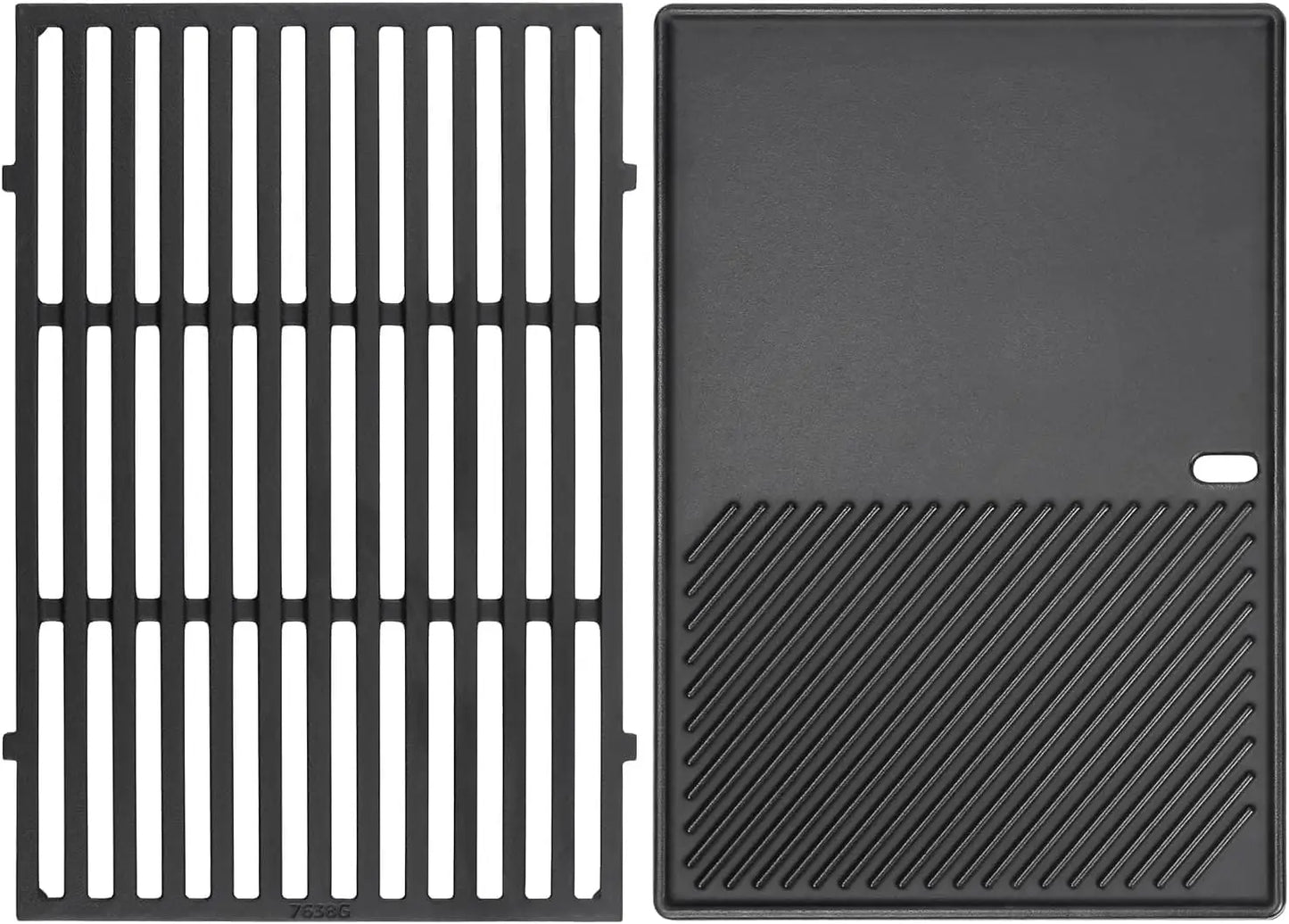 Reversible Cast Iron Grill Griddle & Grate Set for 300 Series Grills