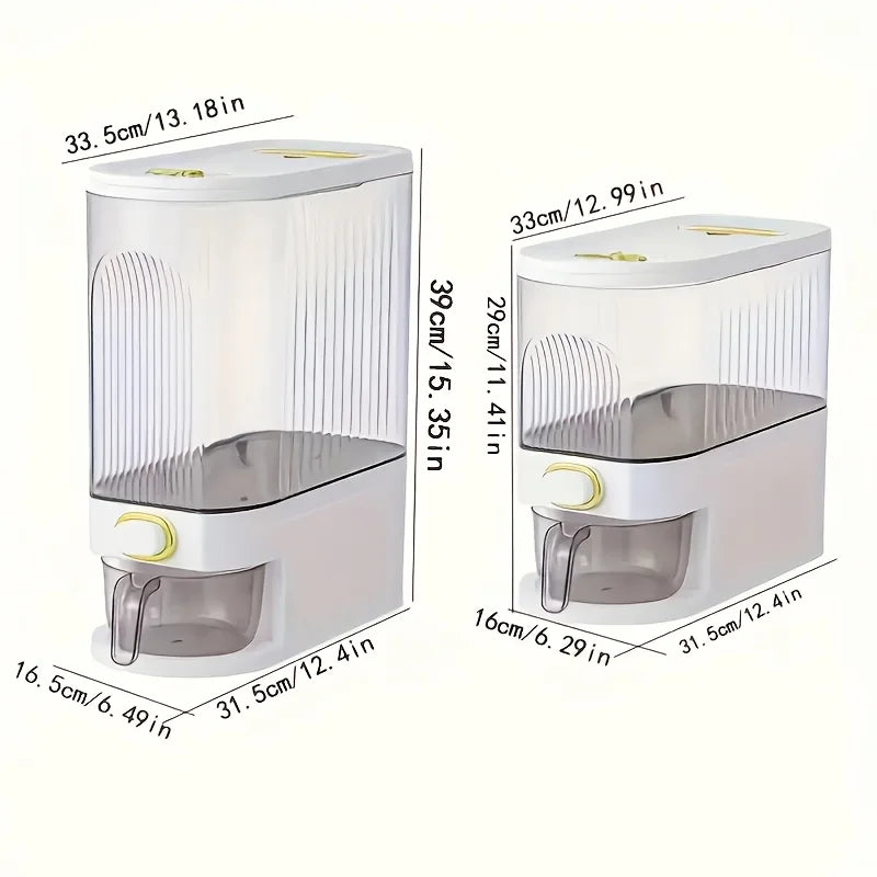 Large 5kg/10kg Pantry Storage Rice Dispenser