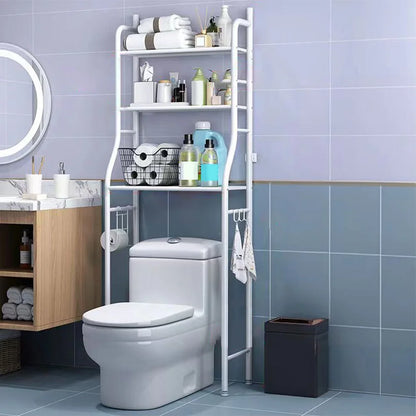 3-Tier Freestanding Over Toilet Storage Shelves, Paper Holder