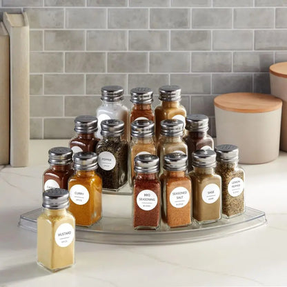24 Pack Glass Salt and Pepper Shakers Bulk Set, 2oz