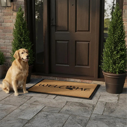 24"x36" Non-slip Welcome Paw Doormat