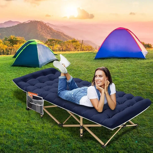 Portable Outdoor Bed with Carry Bag, heavy duty