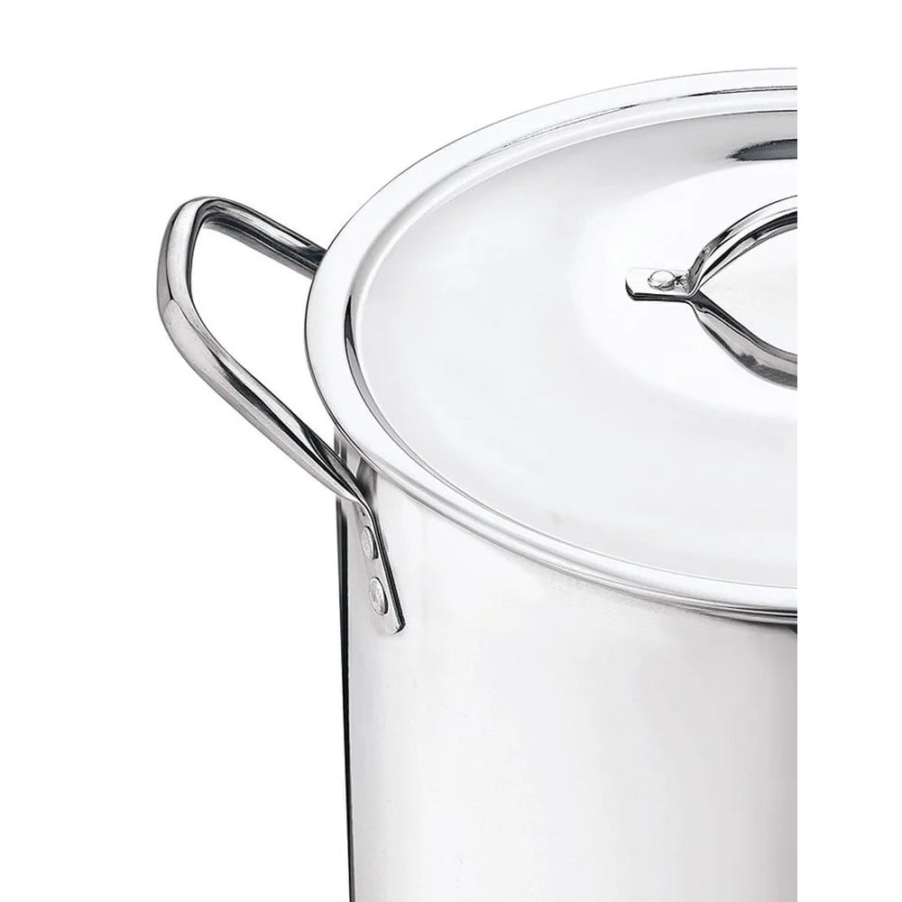 12qt Heavy-Duty Stainless-Steel Stock Pot, Stay Cool Handles