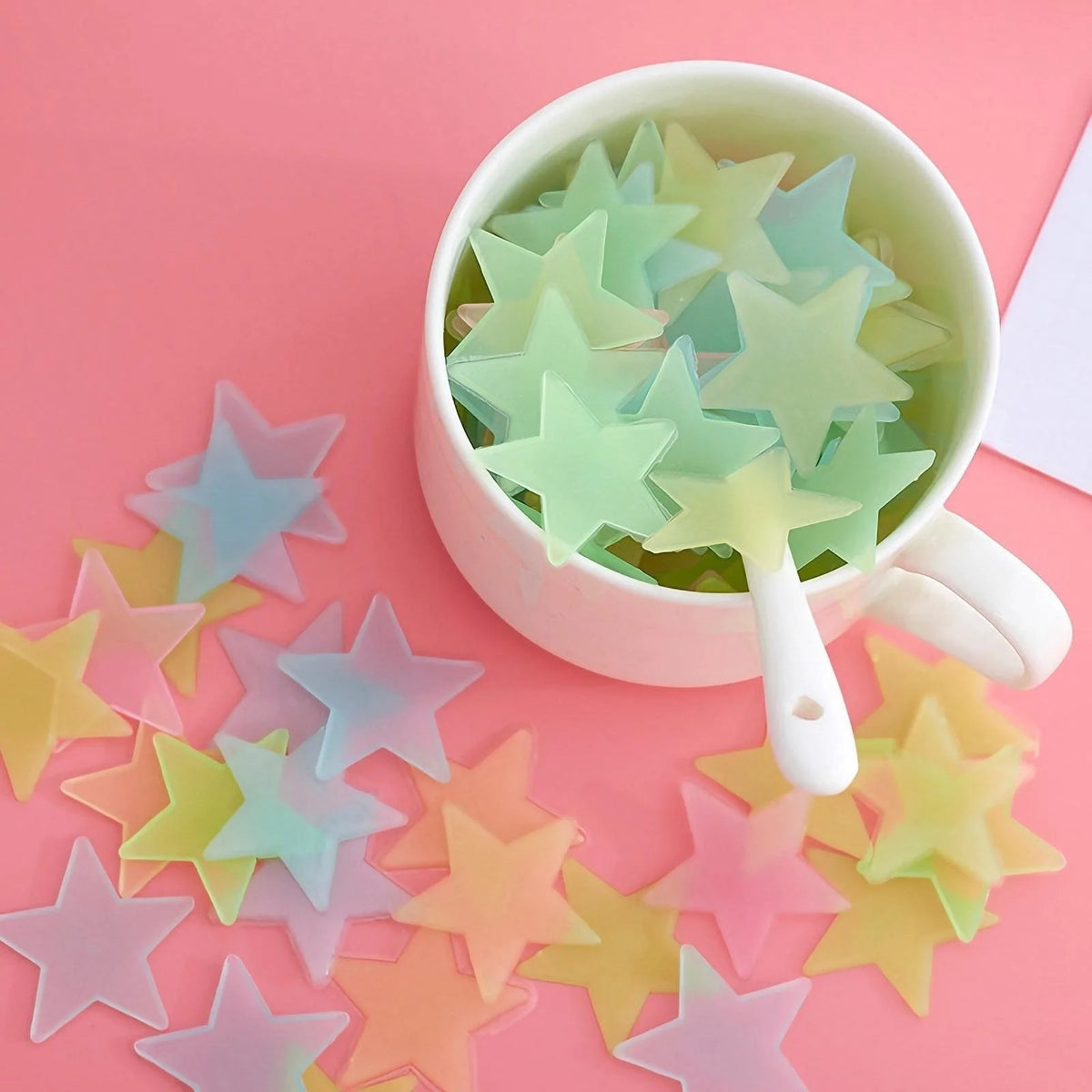 Colorful Glow in The Dark Star Stickers
