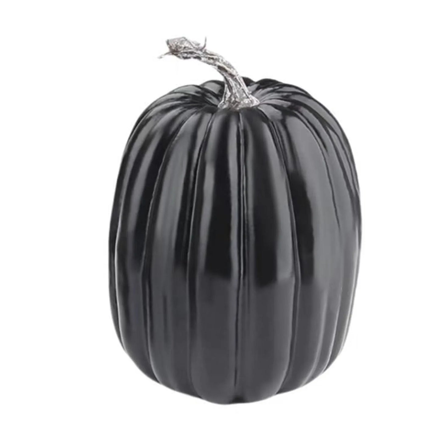 14pc Creative Black Artificial Pumpkin, Lightweight, Reusable
