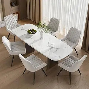 Mid Century Modern Dining Chairs Set of 6