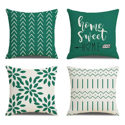 4pc, 18"x18" Decorative Throw Pillow Covers