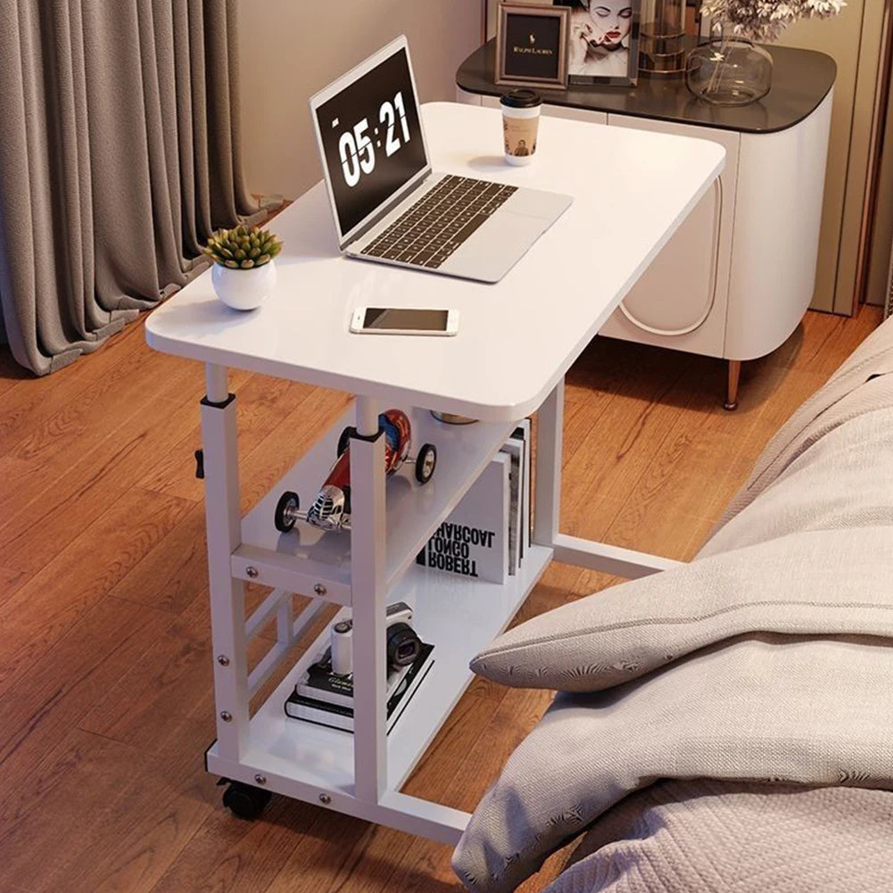 Multi-Layer, Adjustable Wooden Computer Desk Workstation