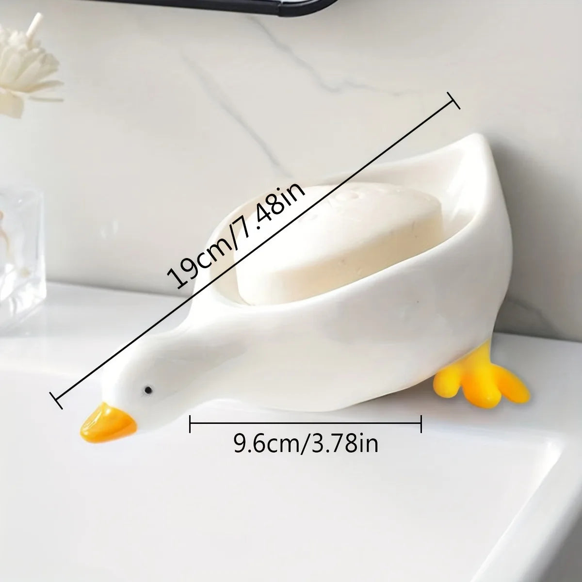 Cute Self Draining "Duck" Soap Holder