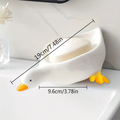 Cute Self Draining "Duck" Soap Holder
