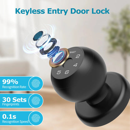 Electronic Touchscreen Smart Lock, Fingerprint