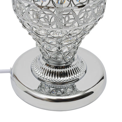 Luxury Crystal Table Light w/Hanging Crystal Sparkle Drops