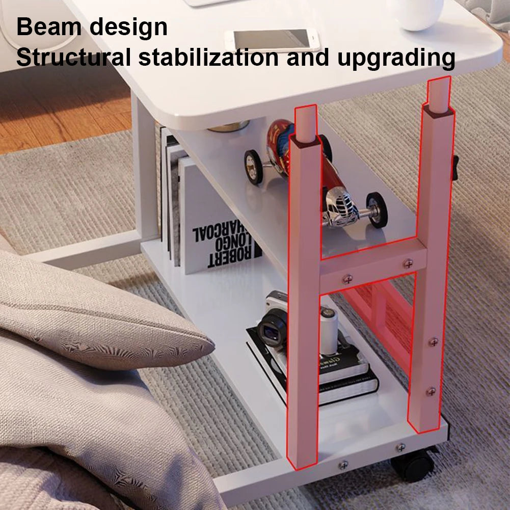 Multi-Layer, Adjustable Wooden Computer Desk Workstation