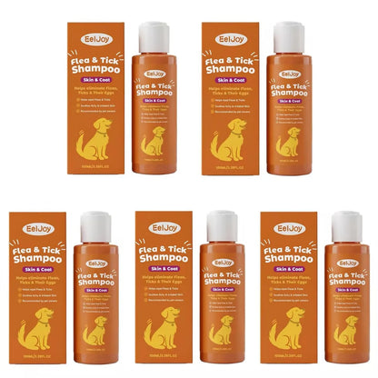 Gentle Anti Flea Tick Dog, Cat Grooming Shampoo