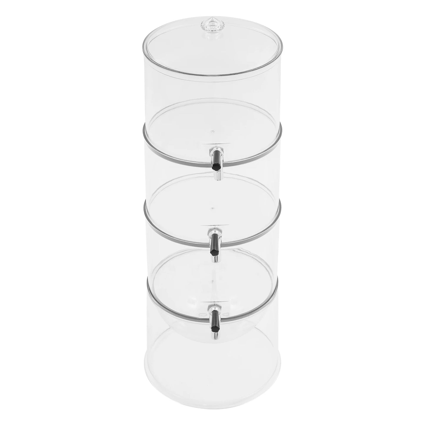 3 Tier Stackable Drink Dispenser w/Faucet, Acrylic Large Capacity