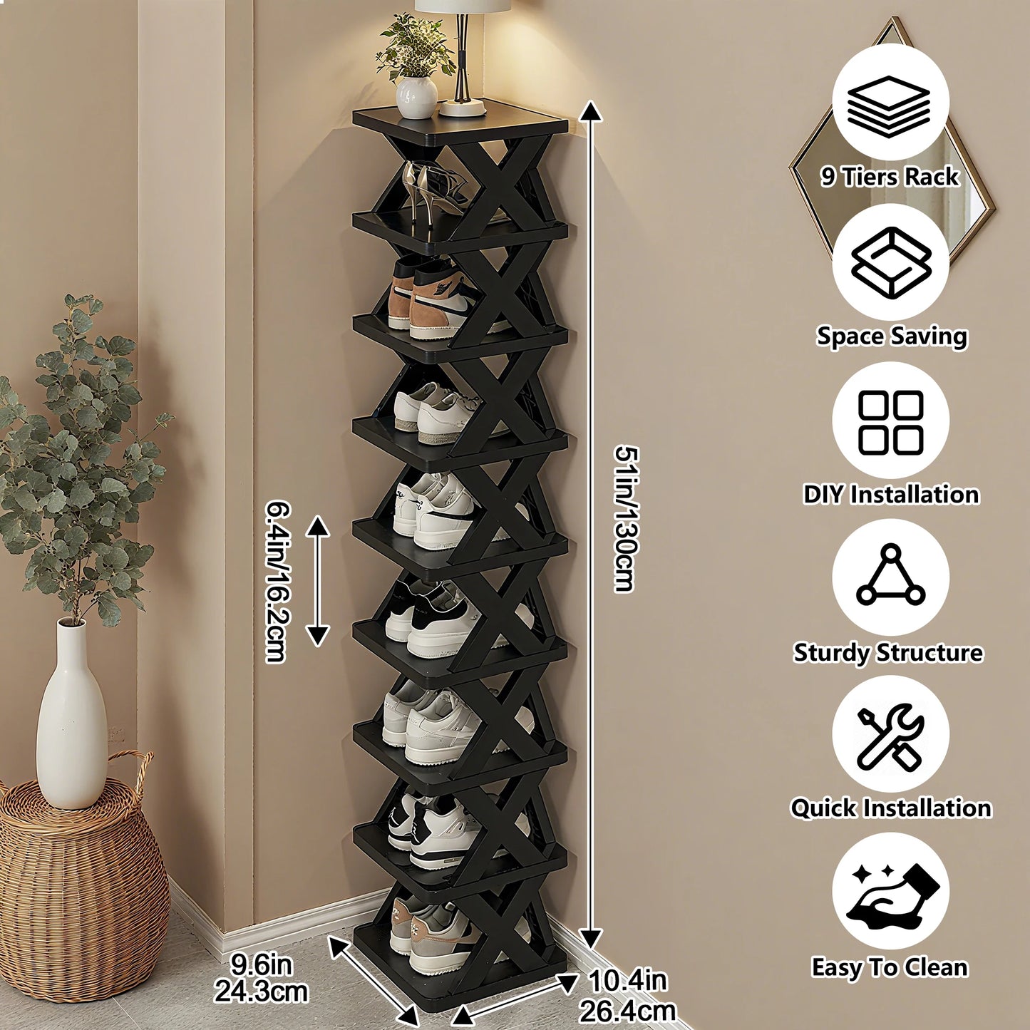 Multi-Layer Shoe Rack, Organizer