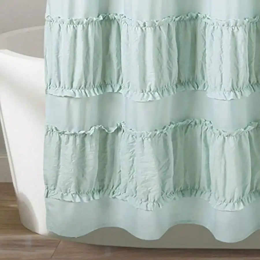 Ruffled Shower Curtain 72" X 72"