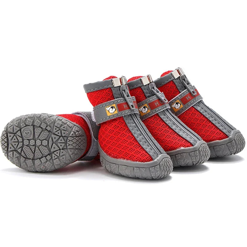 Dog Booties, Non-Slip Soles, Thick Plush Paw Protection