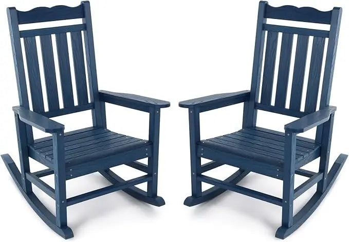 All-Weather Outdoor Rocking Chair, 400 lbs. Capacity