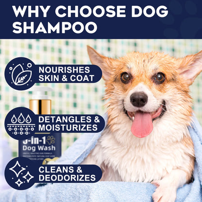 200ml Pet Skin and Hair Shampoo, Pet Cleaning