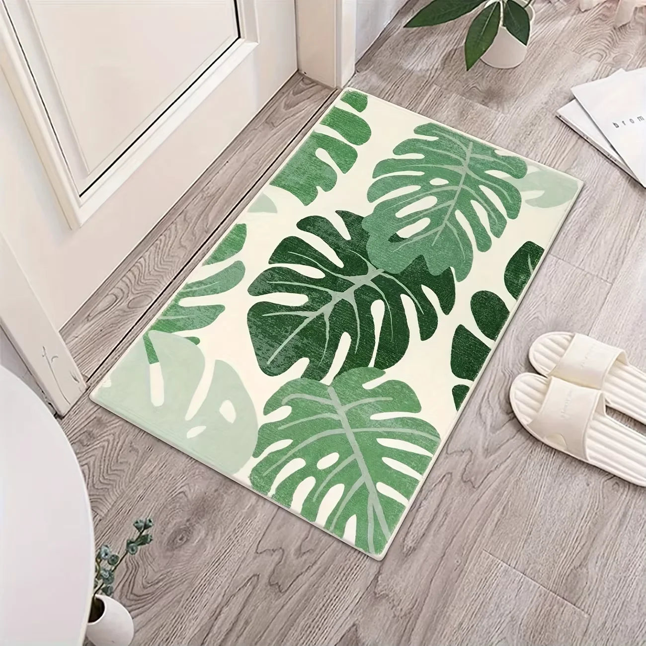 Colorful Waterproof Floral Doormat, Various Options and Colors