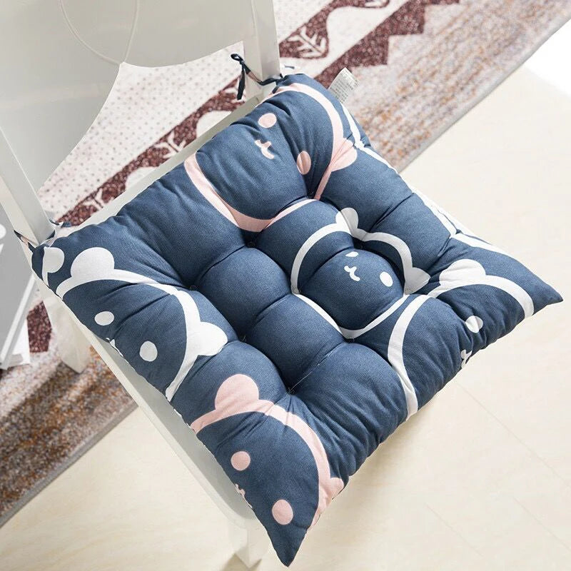 1pc Cotton Upholstered Soft Padded Cushion