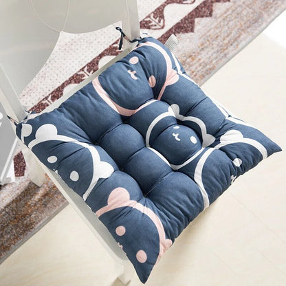1pc Cotton Upholstered Soft Padded Cushion