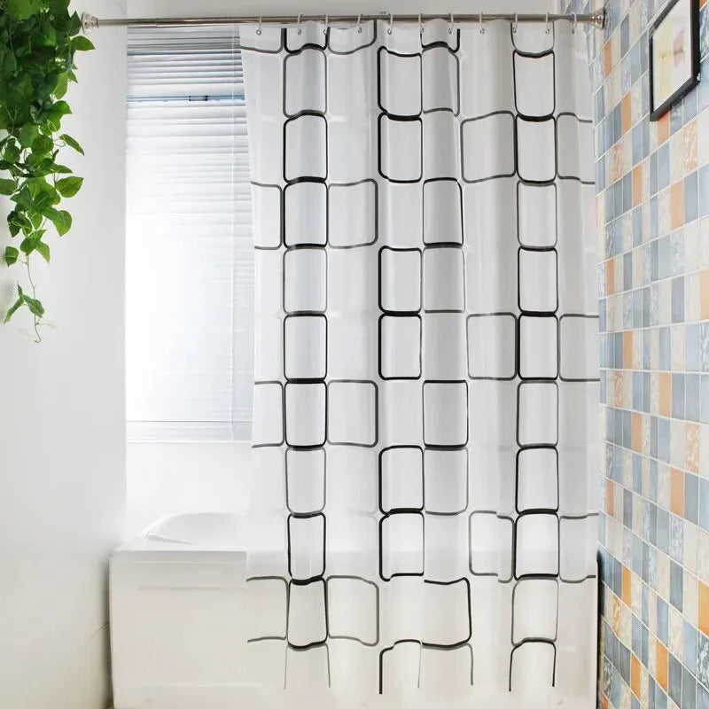 Waterproof Shower Curtain, Bathroom Partition