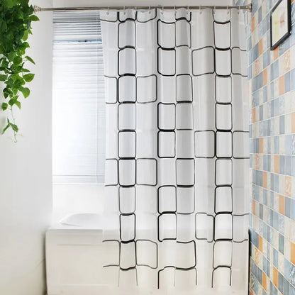 Waterproof Shower Curtain, Bathroom Partition